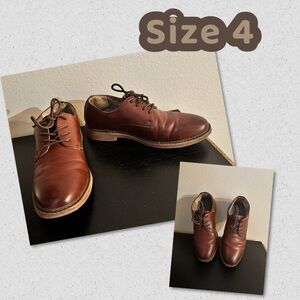 Boys Brown Leather Shoes